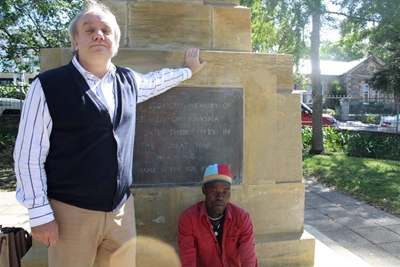 Foreigner reminds locals of their history
